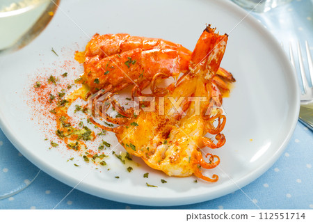 Grilled shrimps Grilled shrimps 112551714