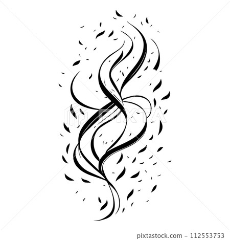 carnival confetti abstract illustration sketch hand draw  112553753