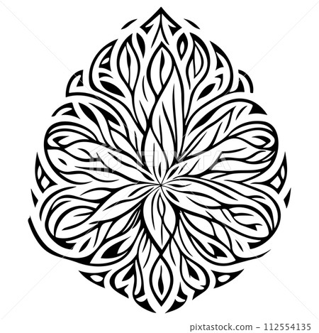 Laser engraving patterns ornament decoration illustration Laser engraving patterns ornament decoration illustration 112554135