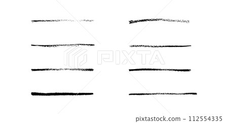 Vector set of crayon brushes Vector set of crayon brushes 112554335
