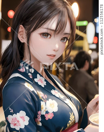 酒井愛夏季浴衣 112556178