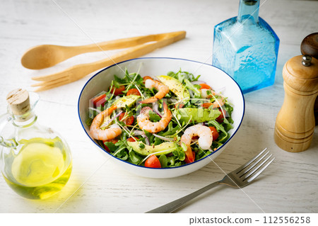 shrimp salad with tomato and avocado shrimp salad with tomato and avocado 112556258