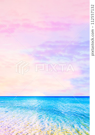 calm sky and sea 112557132