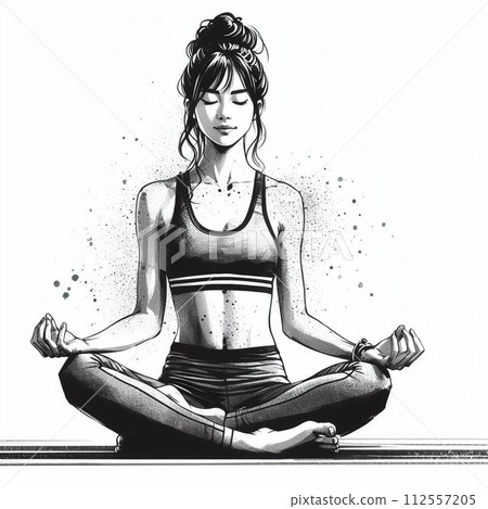 做瑜伽的女人 做瑜伽的女人 112557205