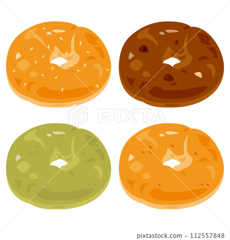 4 types of bagel set 4 types of bagel set 112557848