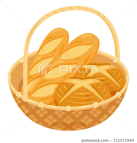 籃子裡的硬麵包 112557849