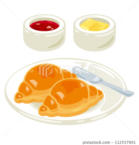 bread rolls on a plate bread rolls on a plate 112557891