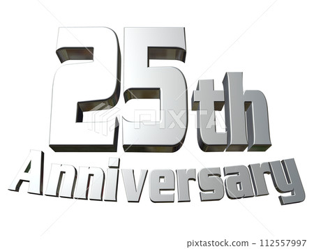 3DCG characters "25th Anniversary/25th Anniversary" Silver, Silver 112557997