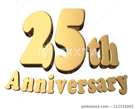 3DCG角色「25週年/25週年」金、金 3DCG角色「25週年/25週年」金、金 112558091