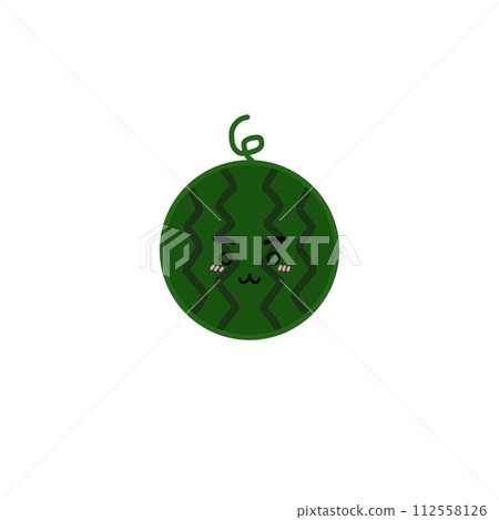 Cute watermelon illustration Cute watermelon illustration 112558126