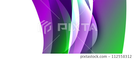 Abstract swirl design geometric concept. Vector Illustration For Wallpaper, Banner, Background, Card, Book Illustration, landing page 112558312