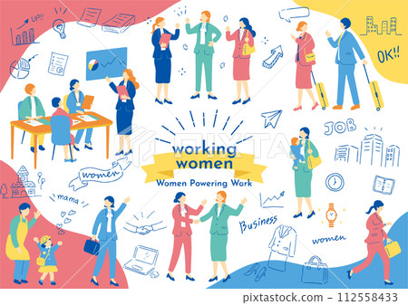 職業婦女商務場景素材合集 職業婦女商務場景素材合集 112558433