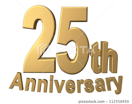 3DCG角色「25週年/25週年」金、金 3DCG角色「25週年/25週年」金、金 112558450