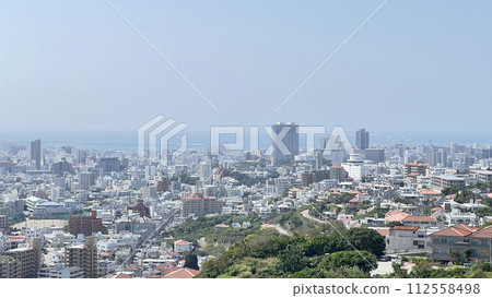 Naha city seen from the observatory in Shuri, Naha, Okinawa Naha city seen from the observatory in Shuri, Naha, Okinawa 112558498