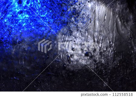 Abstract ice cube crystal texture closeup 112558518