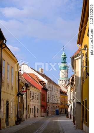 Hungary Sopron townscape Hungary Sopron townscape 112560296