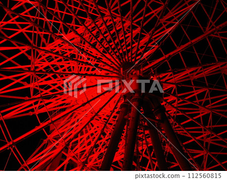 Ferris wheel floating in the night sky 1 Ferris wheel floating in the night sky 1 112560815