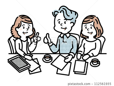 business meeting scene business meeting scene 112561935