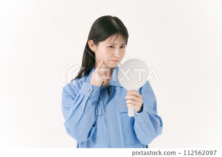 穿工作服的美女照片 穿工作服的美女照片 112562097