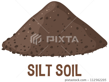 Silt Soil Vector Illustration Silt Soil Vector Illustration 112562205