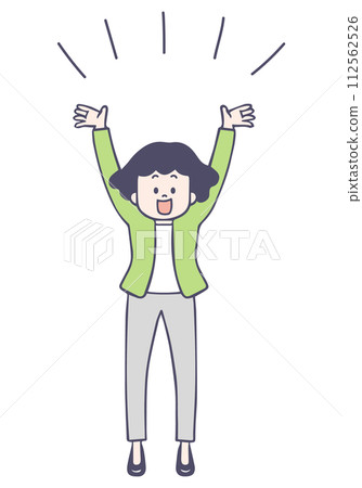 A woman who is 10 years old A woman who is 10 years old 112562526