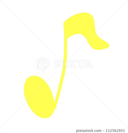musical notes yellow musical notes yellow 112562931