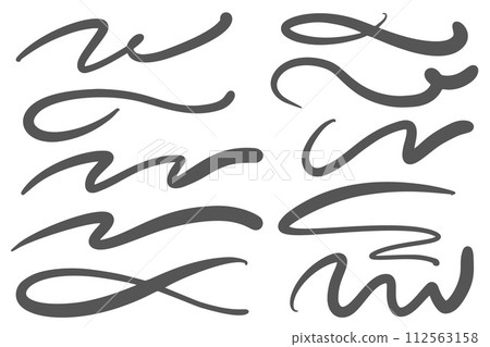 Underline Flourish Clip Art Squiggle Underline Vector Art, Icons, And