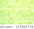 Refreshing green geometric pattern vector background 112563718