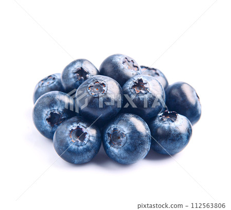 sweet blueberries closeup on white backgrounds 112563806