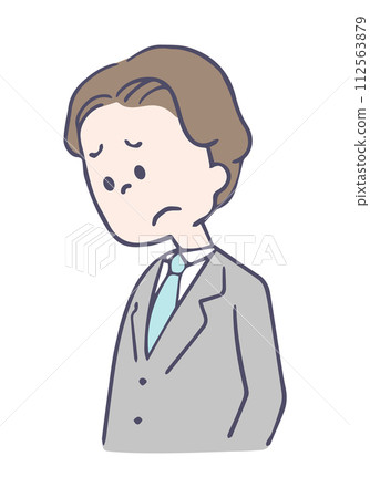 沮喪的商人 沮喪的商人 112563879