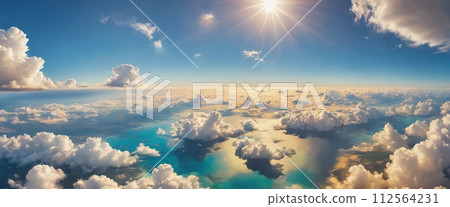 跳傘航拍風格 112564231