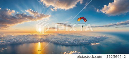 跳傘航拍風格 跳傘航拍風格 112564242