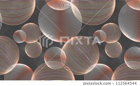 abstract geometric seamless pattern, 16:9 widescreen wallpaper / backdrop 112564544