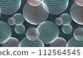abstract geometric seamless pattern, 16:9 widescreen wallpaper / backdrop 112564545