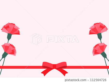Carnation mother's day background frame 2 112564726