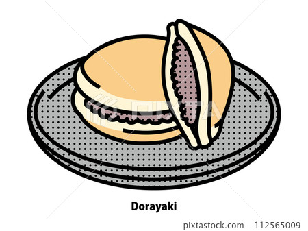Illustration of dorayaki 112565009