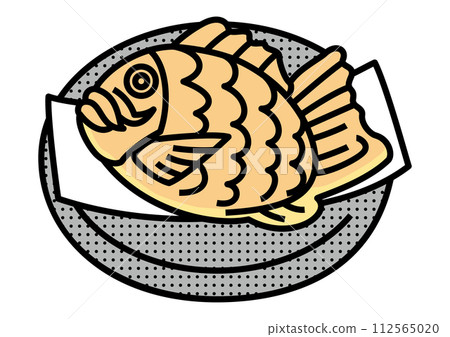 Illustration of taiyaki 112565020