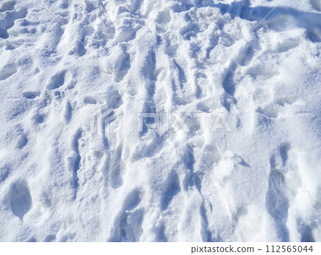 Snowy landscape of Asahikawa city in Hokkaido in winter Snowy landscape of Asahikawa city in Hokkaido in winter 112565044