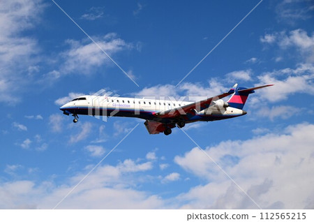 Airplane seen at Sendai International Airport 112565215