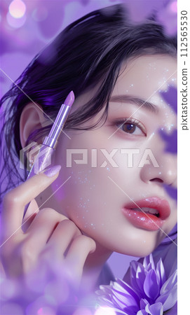 Cosmetics poster (AI generated image) 112565530