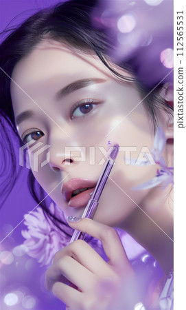 Cosmetics poster (AI generated image) Cosmetics poster (AI generated image) 112565531