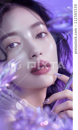 Cosmetics poster (AI generated image) 112565539