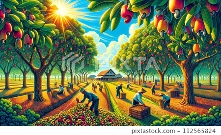 健康美味可口的堅果 杏仁果 核桃 腰果 夏威夷豆 開心果 栗子 松子 花生 胡桃 綜合堅果 超級食物 112565824