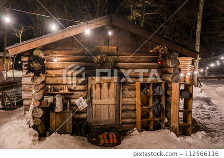 日式芬蘭風格桑拿小屋 112566116