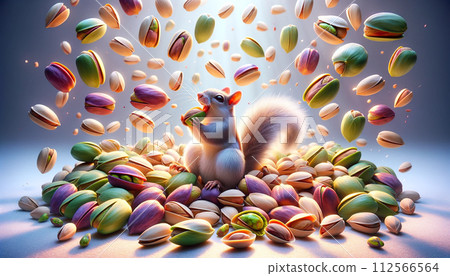 Healthy and delicious nuts, almonds, walnuts, cashews, macadamia beans, pistachios, chestnuts, pine nuts, peanuts, walnuts, mixed nuts, superfoods 112566564