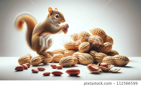 Healthy and delicious nuts, almonds, walnuts, cashews, macadamia beans, pistachios, chestnuts, pine nuts, peanuts, walnuts, mixed nuts, superfoods 112566599