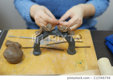 In the sculptor's workshop In the sculptor's workshop 112566748