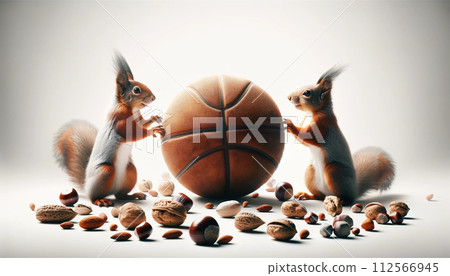 Healthy and delicious nuts, almonds, walnuts, cashews, macadamia beans, pistachios, chestnuts, pine nuts, peanuts, walnuts, mixed nuts, superfoods 112566945