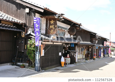 Streetscape of Iwamura-cho, Ena City 112567326