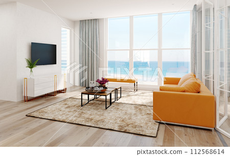 Modern living room interior. 112568614